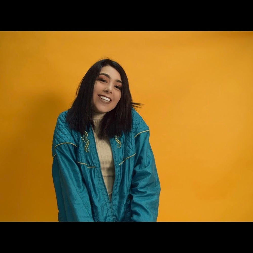 blue bomber jacket